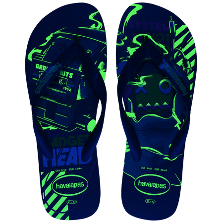 Havaianas 4 Nite Brasil Logo Luminous Flip Flops Top Beach Sandals Glow in dark! Havaianas 4 Nite Brasil Logo Luminous Flip Flops Top Beach Sandals Glow in dark!