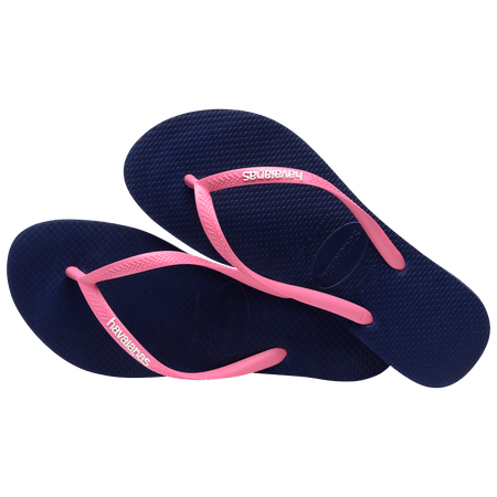 Havaianas Womens Coral Flip Flops Slim Logo Pop Up Havaianas Womens Coral Flip Flops Slim Logo Pop Up