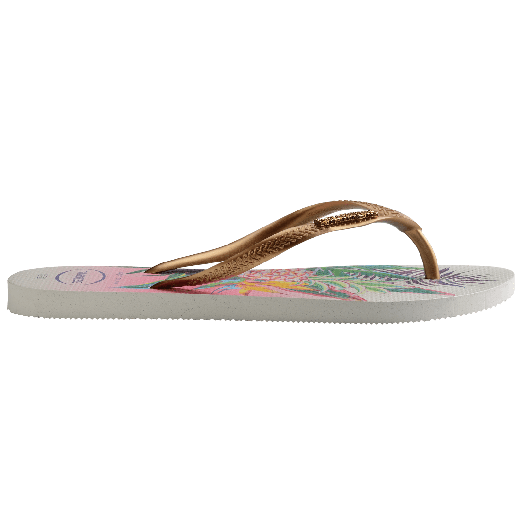havaianas slim tropical flip flops