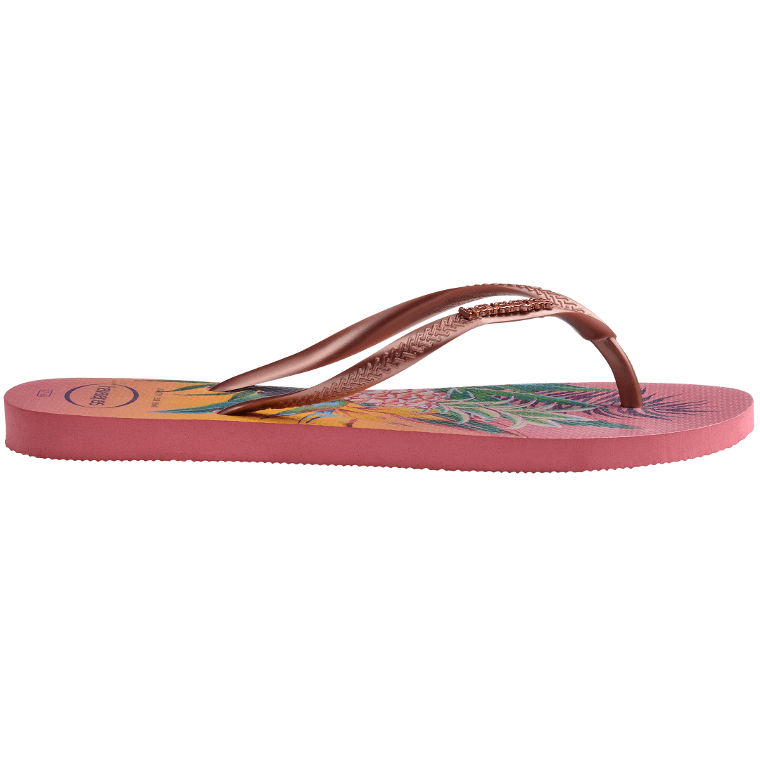 havaianas slim tropical flip flops