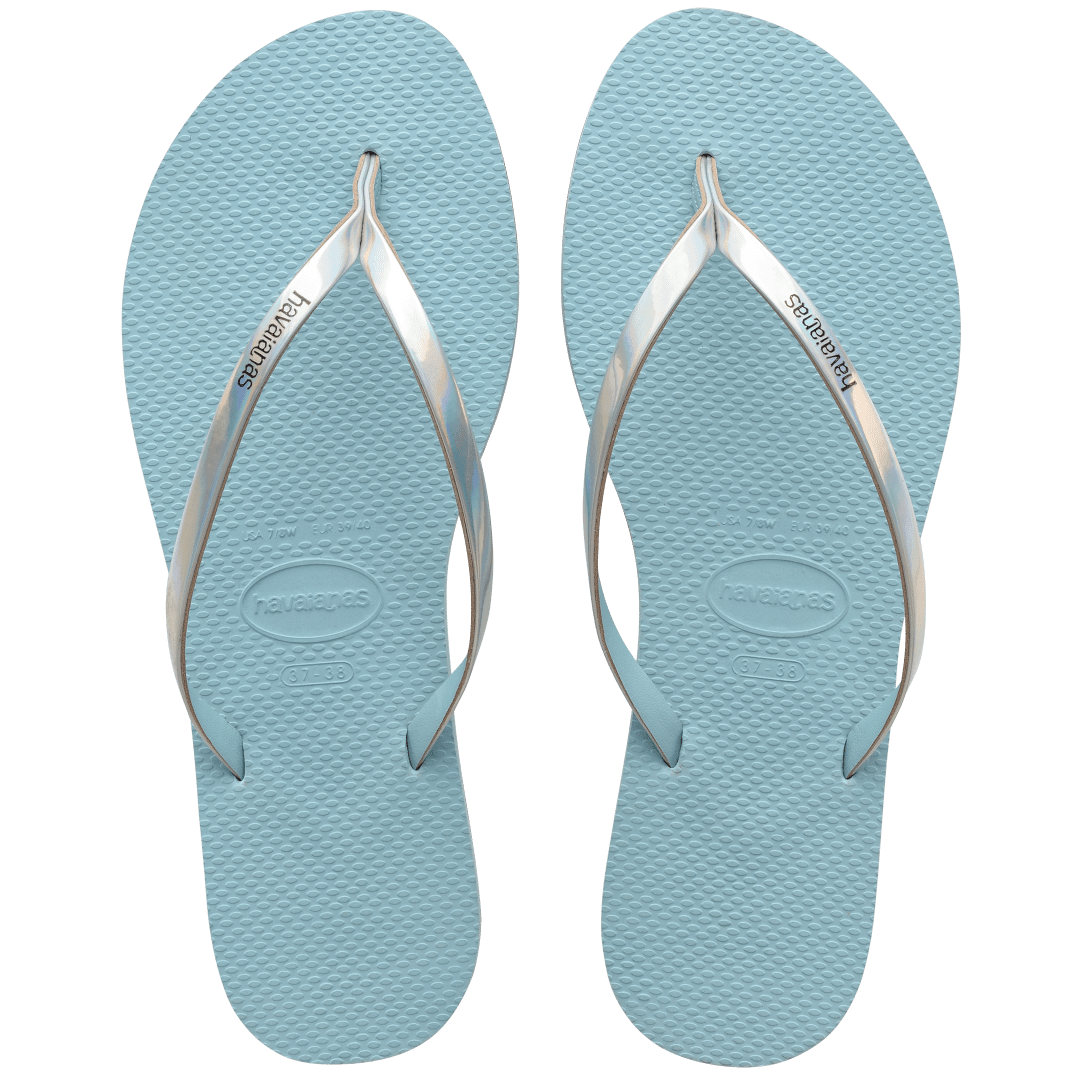 havaianas metallic