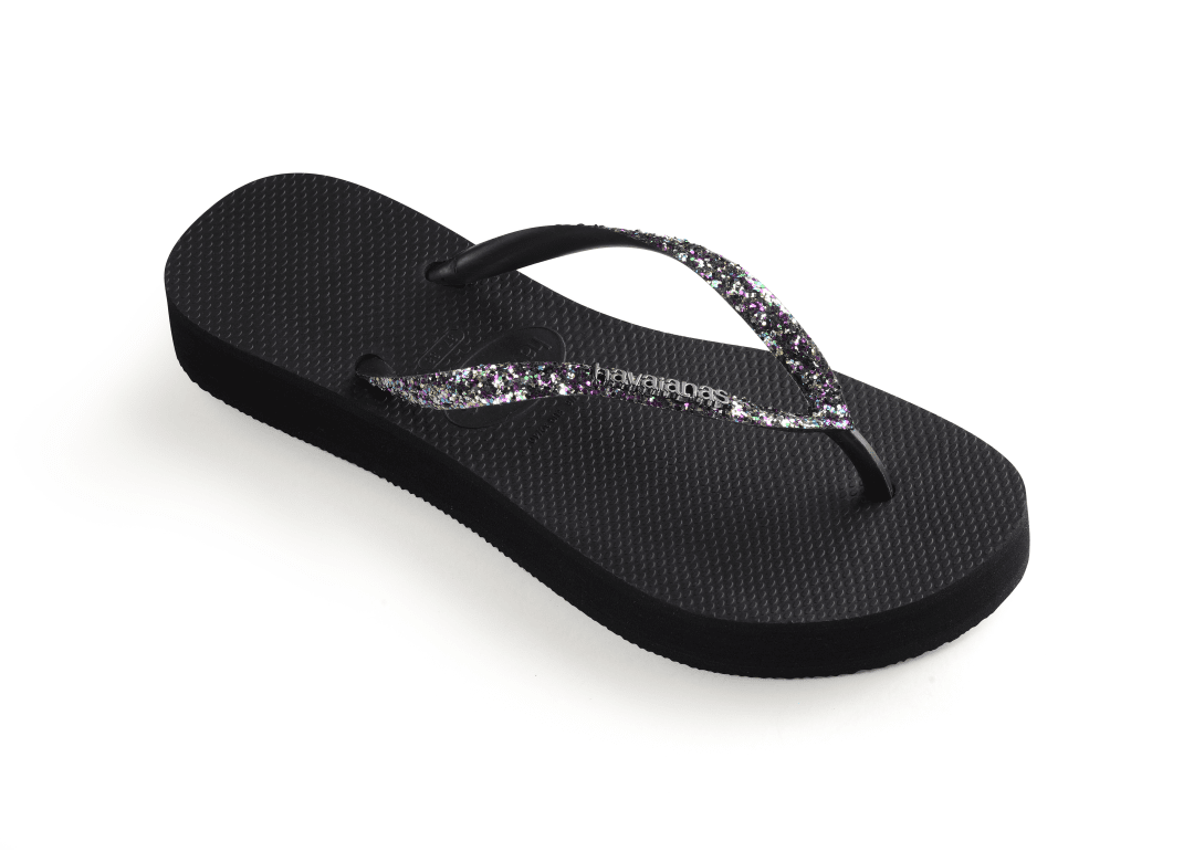 Havaianas SLIM SPARKLE II Black - Fast Delivery | Europe ! - Shoes Flip Flops Women 44,00
